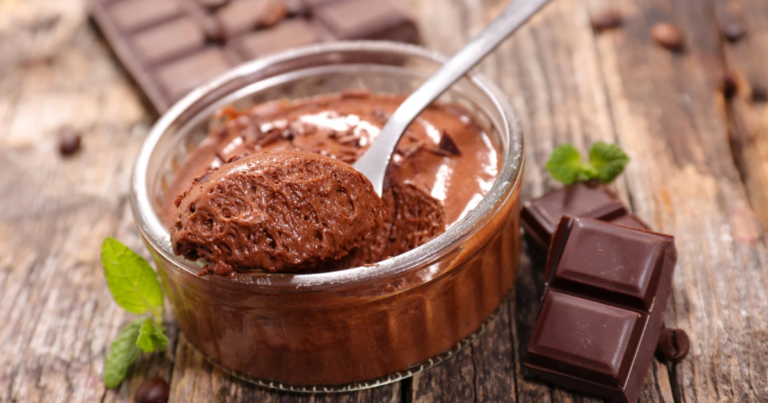 mousse de chocolate com mais de 1 utilidade